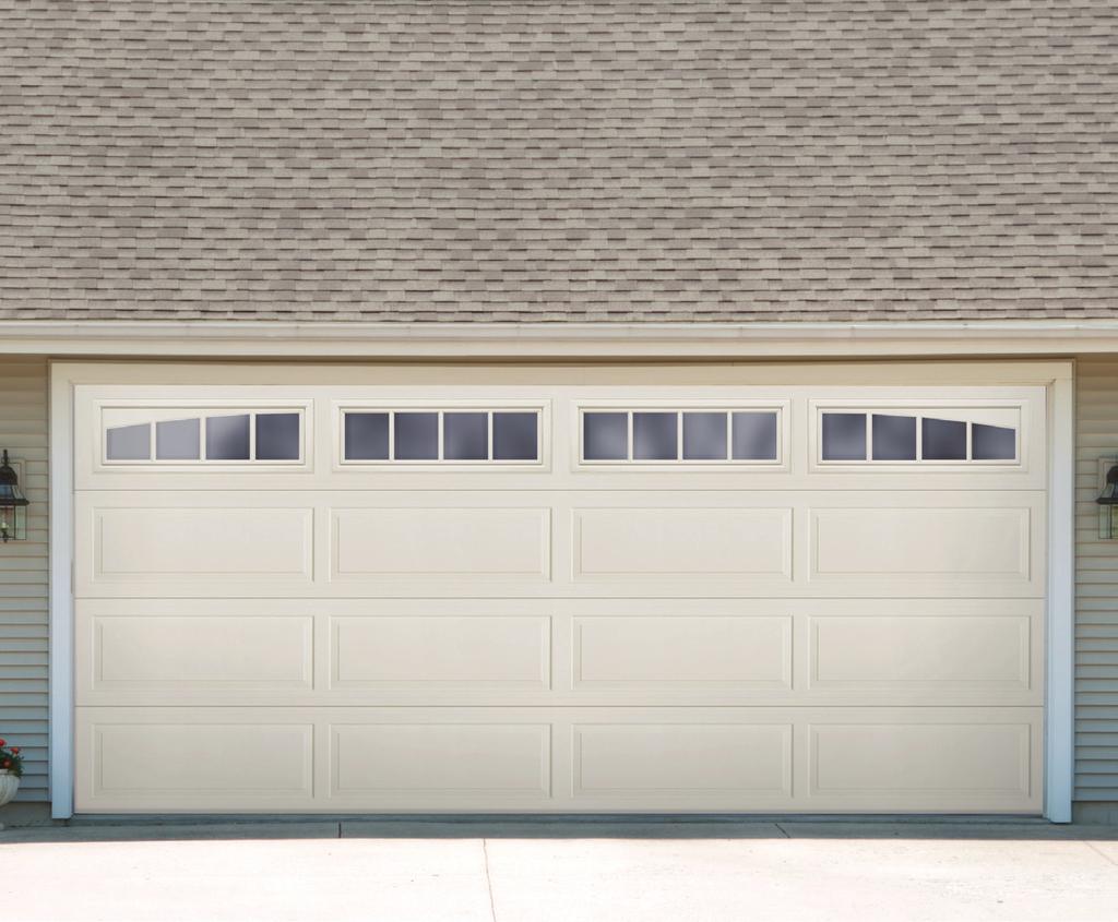 Step out of the ordinary Compliment your home s aesthetic features with a LuxeVue door. The AP200LV is the perfect choice for a pristine, high-end, garage door.
