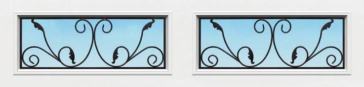 4-Over-4 - Two Piece Arched Wrought Iron - Arched Wrought Iron