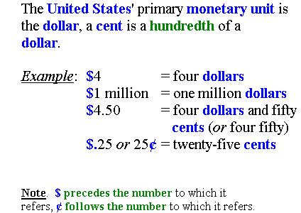 5 American money Grammar Practice [2 exercises] 1 Conjugate as in the example.