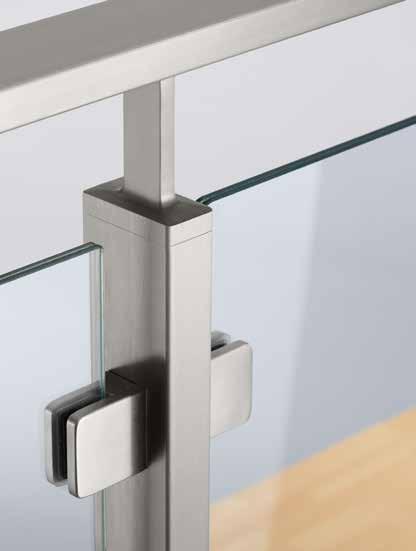 Choose round, square, stainless steel or wood Combine handrail with Q-lights, Q-railing s LED lighted handrail