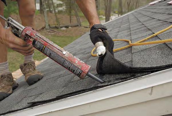 9cOlD-WeAtHeR BAcKUP The self-seal strips on shingles typically need warm weather to activate.