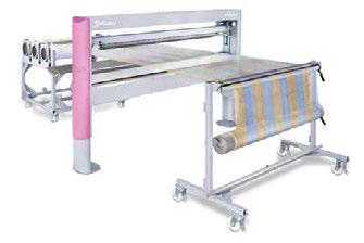The SAFIR S30 drawing-in system consists of a mobile drawing-in machine and multiple stationary drawing-in stations.