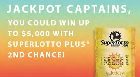 LOTTERY S FEBRUARY 2019 JACKPOT CAPTAIN PROMOTION The best way to start a Lottery pool is for your customers to become a Jackpot Captain!