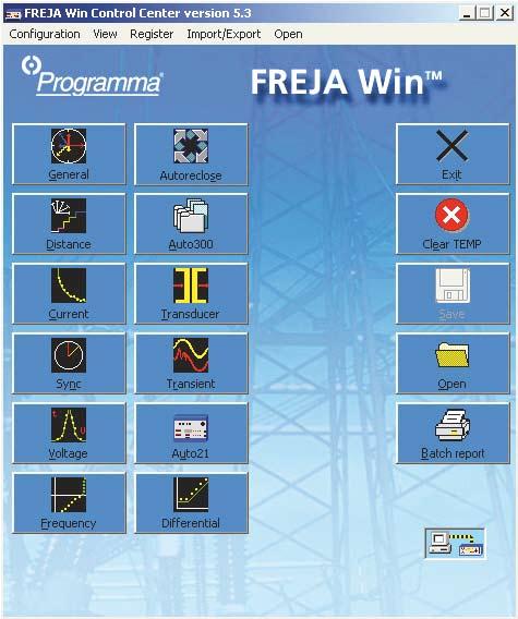 Application Relay Testing FREJA 306 is intended primarily for secondary testing of protective relay equipment. Virtually all types of protection relays can be tested.