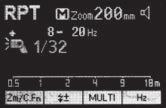 LCD Panel (1)i-TTL Autoflash : Zoom display Focus length : Automatic : High-speed sync : Manual : i-ttl autoflash : Second curtain sync : Aperture :