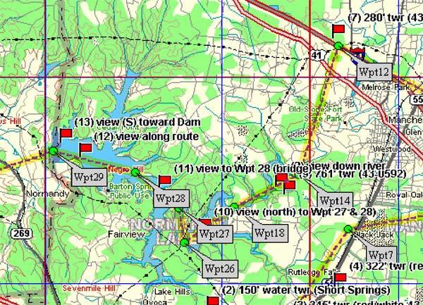 The Virtual Environment The environment chosen for the experimentation plan is the region immediately surrounding Tullahoma, TN Regional Airport (THA).