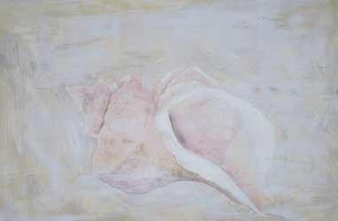 Seashell Collection Birth, Life, Death, 1999, 22 x 38, a/p Shell in White, 1999, 22 x 30, a/p Several years ago, as I was falling asleep, I had a very vivid dream: I was in an art gallery in New York