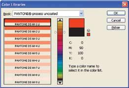 416 Learning Photoshop Figure 10-6. The Color Libraries dialog box gives you access to collections of predefined colors.