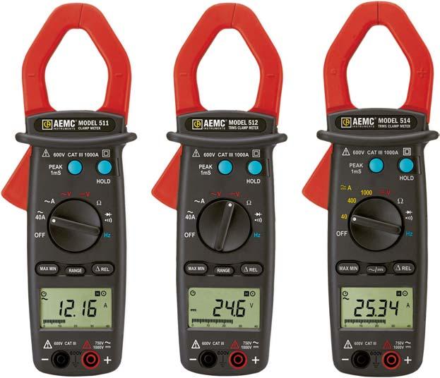 These meters offer a complete set of measurement ranges and are in compliance with international safety and quality standards to ensure professional and reliable measuring tools.