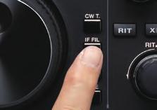 is not in use, the split frequency can also be changed by operating the RIT/XIT knob.