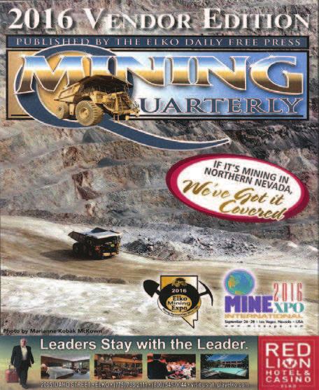 VENDOR EDITION A 5th Mining Quarterly Publication!