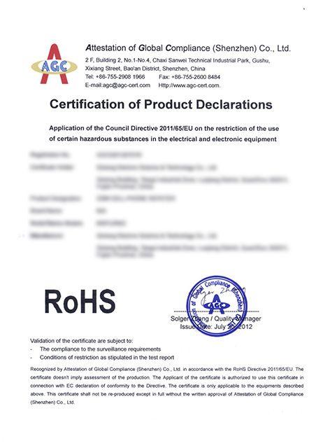 of Radio Equipment Directive (RED) 2014/53/UE (CE marking).