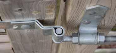 listed below Inches (pairs) (if mounting on a 6x6 post each adjustable hinge mount will require a pack Galvanized BPPCG*