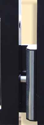 The BL3400DKO-ECP is fitted with a lever handle keypad one side and an un-coded lever handle on the other.