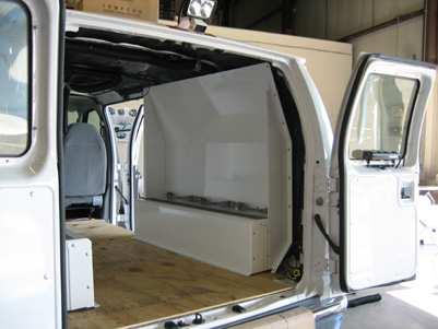 assembly into van so bench
