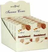 Stamford Incense 15-cone packs starter-set Burn time is an average of approximately 15 minutes per cone. Set $86.40 Total SRP value $287.