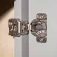 DOOR HINGE 6-way adjustable, soft-close metal and hidden Euro-style.