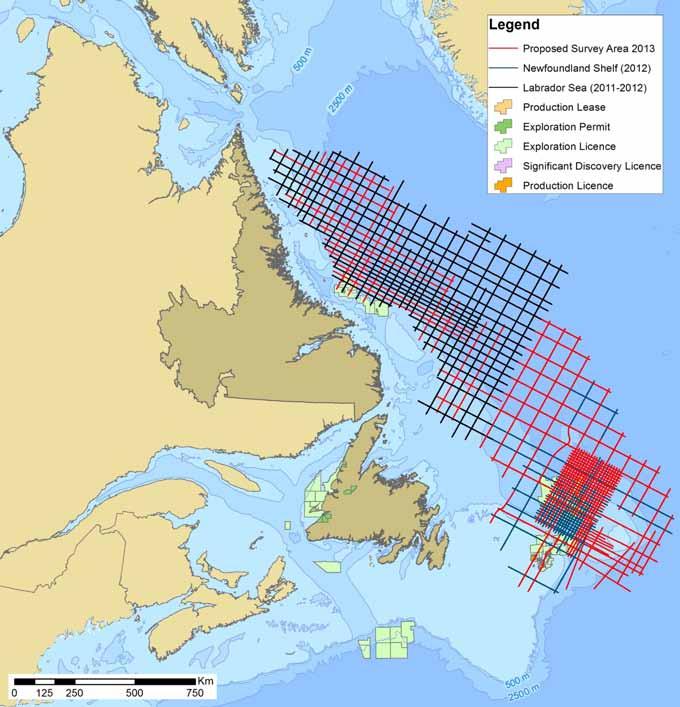 Figure #18 - TGS - PGS Eastern Canada 2D Seismic Survey