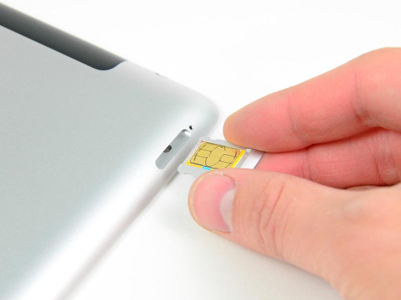 If replacing the SIM card, pop it out of its