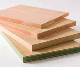 Cores Include PB, NAF PB, MDF, NAF MDF, FR-MDF, MR-MDF Finishes include: Medina, Suede and Authentic Thicknesses: 1/4 to 1 3/8 Panel sizes: 4 x 8 to 5 x 12 FSC Certified Flakeboard MDF Panel sizes: 4
