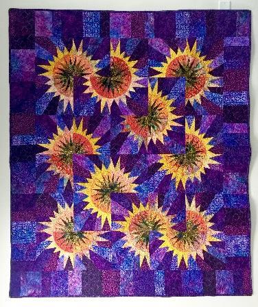 Sunflower Illusions Join Patsy for this 2-day class on the popular Sunflower Illusions quilt. This class is great for beginners and experienced paper piecers.