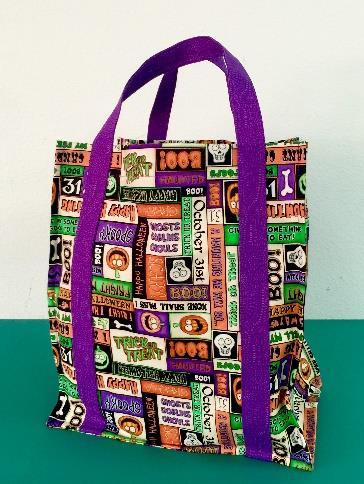 00 plus supplies The Smart Shopper / Trick or Treat Bag A stylish grocery bag that s washable, reusable and folds flat.