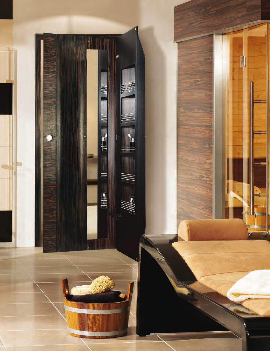 Practical design On the left is Royal RY-312-FL ( front side of door ) makassar- FL, for modern bathrooms and saunas. It s an ideal solution for hotel rooms and cruise ship cabins.