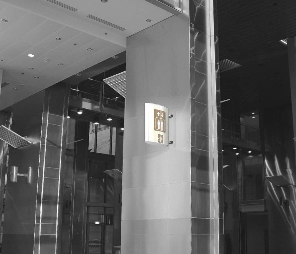 Elevators and staircase Illuminated Elevators sign Type: