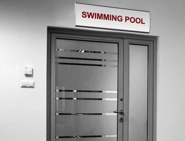 Swimming pool A B C A - Swimming pool entrance