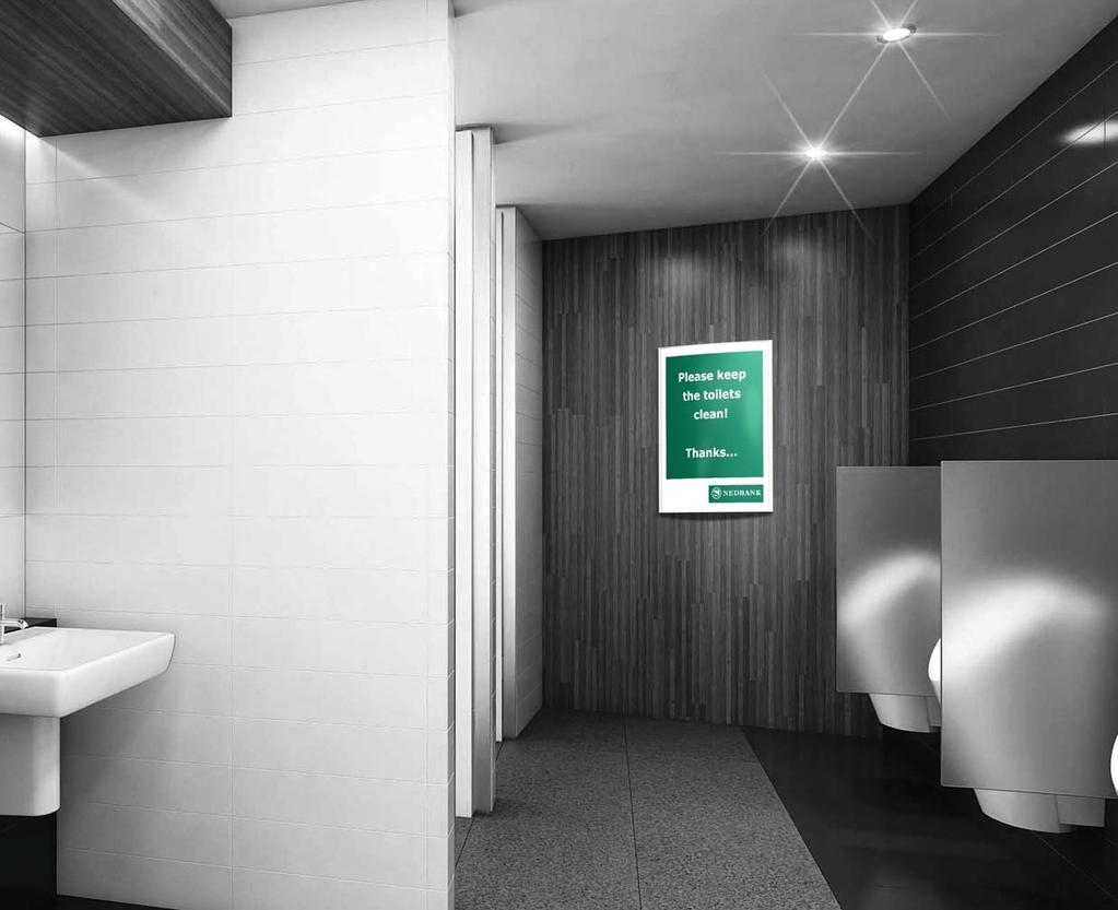 Toilet Inside restroom sign Type: Portrait