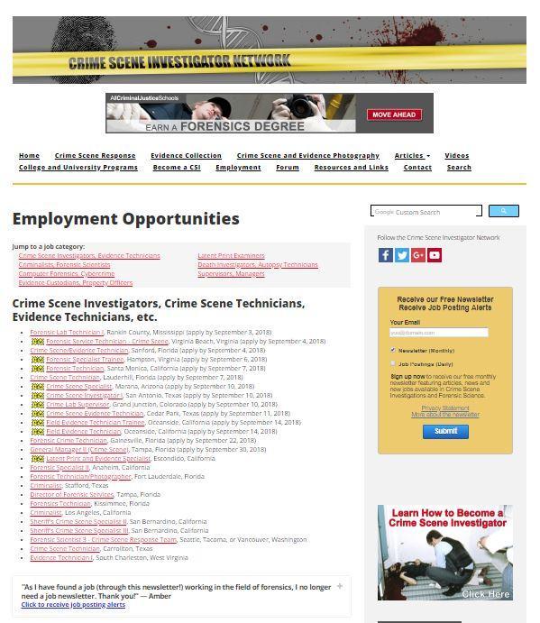 Employment Opportunities Page Exclusive Top Banner Exclusive Right Box Up to 00x0 pixels $00 per month $80