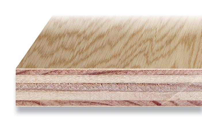 Medium Density Fiber core (MDF) makes for a very smooth, consistent panel. This is a great substrate for high-end veneer and for applications when routing and shaping are required.