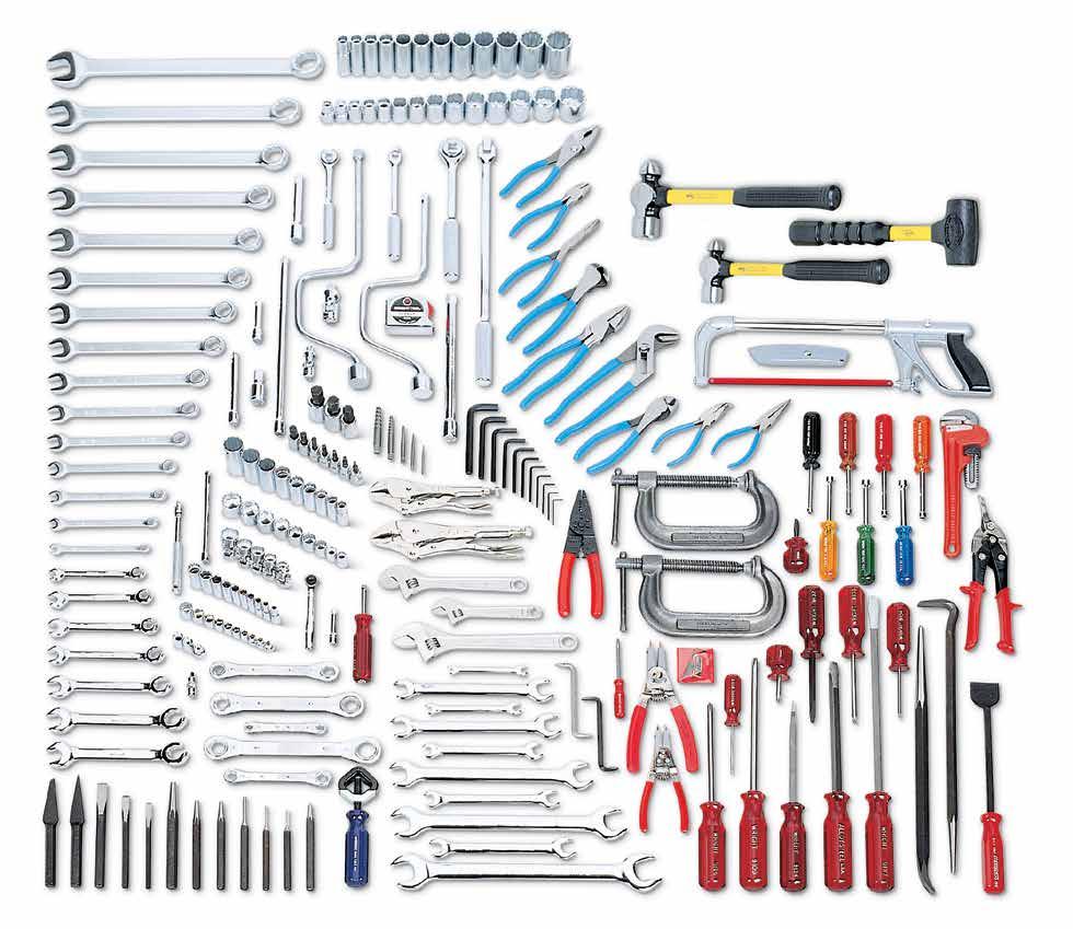SET NUMBER 126 255 Pieces (Tools Only Cabinet Not Included). See Page 44 for contents.