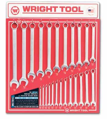 1/4" 51416 Box End Wrench, 12 Pt. 7/8" x 1/2" 1110 Combination Wrench, 12 Pt. 5/16" 1210 Combination Wrench, 12 Pt. 5/16" 1112 Combination Wrench, 12 Pt. 3/8" 1212 Combination Wrench, 12 Pt.