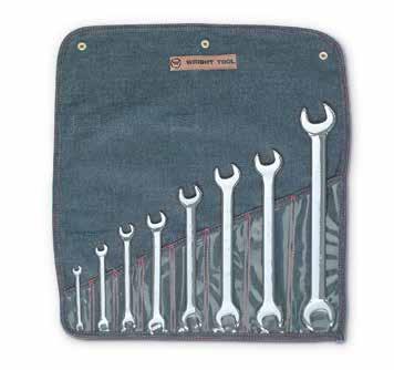 92 Wrench Sets 6 Pieces Full Polish Open-End Set Number 736 6 Pieces Full Polish Open-End Set Number 740 Open-End Wrenches Metric Open-End Wrenches 1310 1/4" x 5/16" 1326 3/4" x 13/16" 13-0809mm 8 x