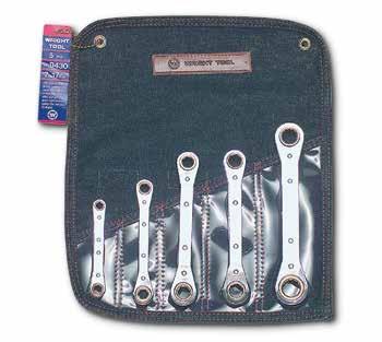 98 Wrench Sets 5 Pieces 12 Pt. Reversible Ratcheting Box Wrench Offset Pattern Set Number 9429 7 Pieces 6 & 12 Pt.