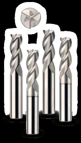 SERIES 43 3-Flute S-CARB End Mills for Aluminum S-Carb Series 43 3-Flute Features and Benefits Engineered Flute Design Effective chip removal at high feed rates Lower cutting forces than comparable