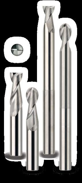 S-CARB SERIES 47 2-Flute End Mills for Aluminum S-Carb Series 47 2-Flute Features & Benefits Chatter Free Operation Improves Material Removal Rates