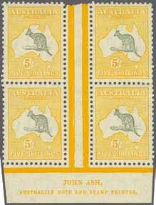 242 229 Corinphila Auction 28 & 29 November 2018 1931/36, Kangaroo, Watermark Crown C of A "Open Mouthed Kangaroo"