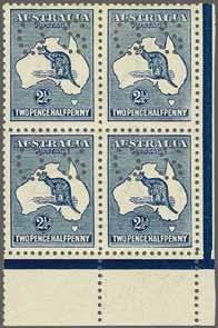 large part og. with five stamps unmounted og. Cert. Ceremuga (2018) ACSC 1(2)z/bd = $ 500+. Provenance: Collection Arthur Gray, Feb 2007.