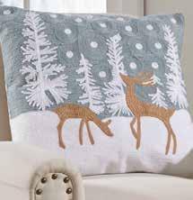 Merry Christmas Bells Pillow Cover, PW156 100% printed polyester