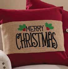 $25 $18 Crewel Reindeer Pillow Cover, PW155 Cotton and polyester.