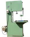 cutterhead Blades rotate up and towards you Band Saw PURPOSE: Curved cuts & Re sawing Adjust upper guide