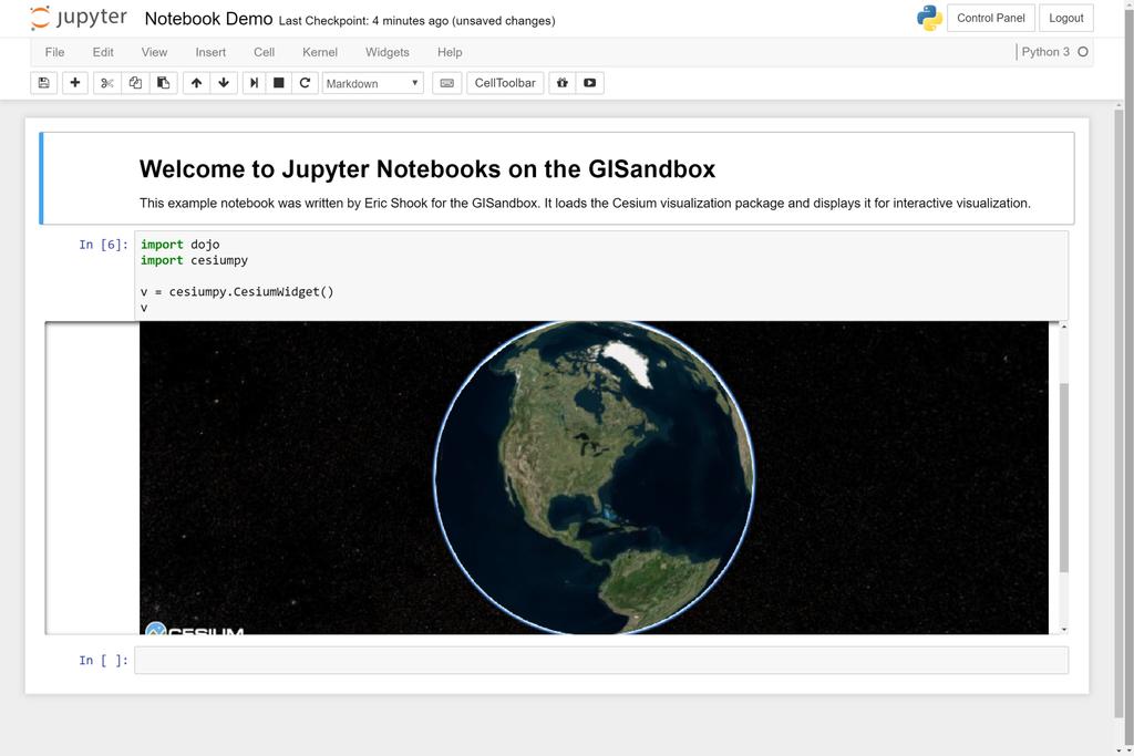 GISandbox Play place for researchers and educators to learn about, experiment with, and advance geographic information
