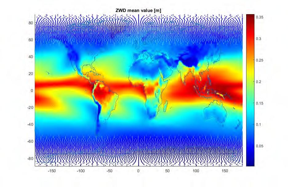 Troposphere: Wet Zenith delay: Average over 12 Year 80 N 35 cm 60 N 30 cm 40 N 25 cm 20 N 20 cm Equator 20 S 15 cm 40 S 60 S 80 S Graphs made by Sam Storm van Leeuwen NLR European Centre