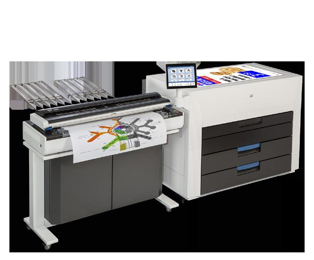 Local/USB/LAN/Cloud Copy - To KIP Colour or B&W printer Print - To