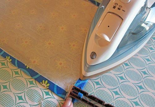 Following manufacturer's instructions, fuse a piece of interfacing