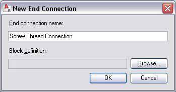 We will start with the "End connections" (see image), which determine how most of the symbols will be connected.