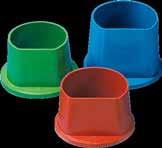 Investment materials accessories rema Form casting ring Quick investment system made from impact-resistant plastic.