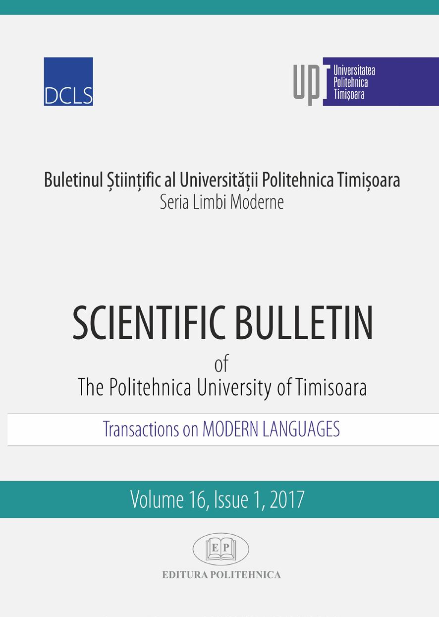 Transactions on Modern Languages Volume 16, Issue 1, http://www.cls.upt.